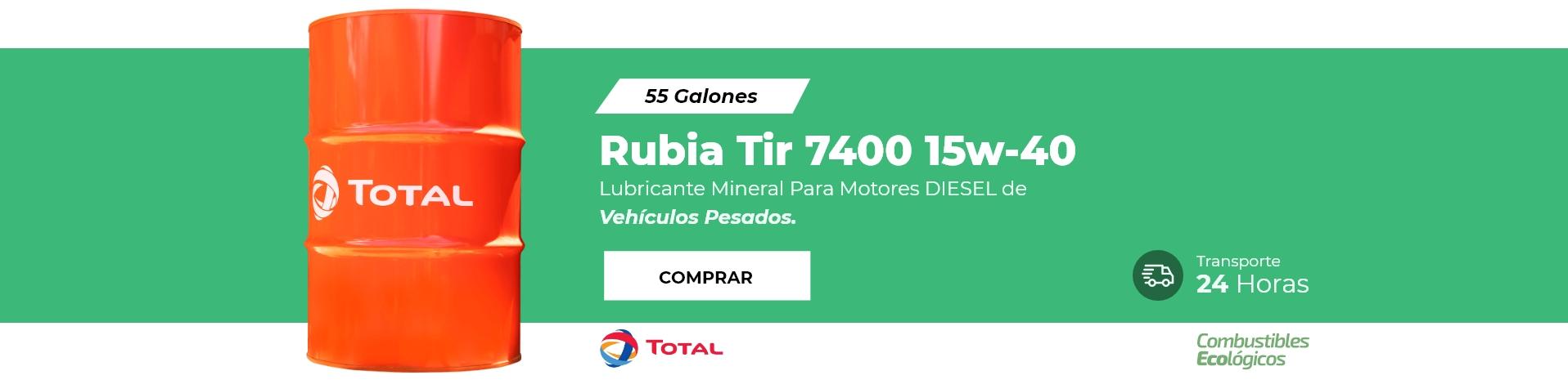 Rubia Tir 7400 15w-40  -  Combustible Ecológicos