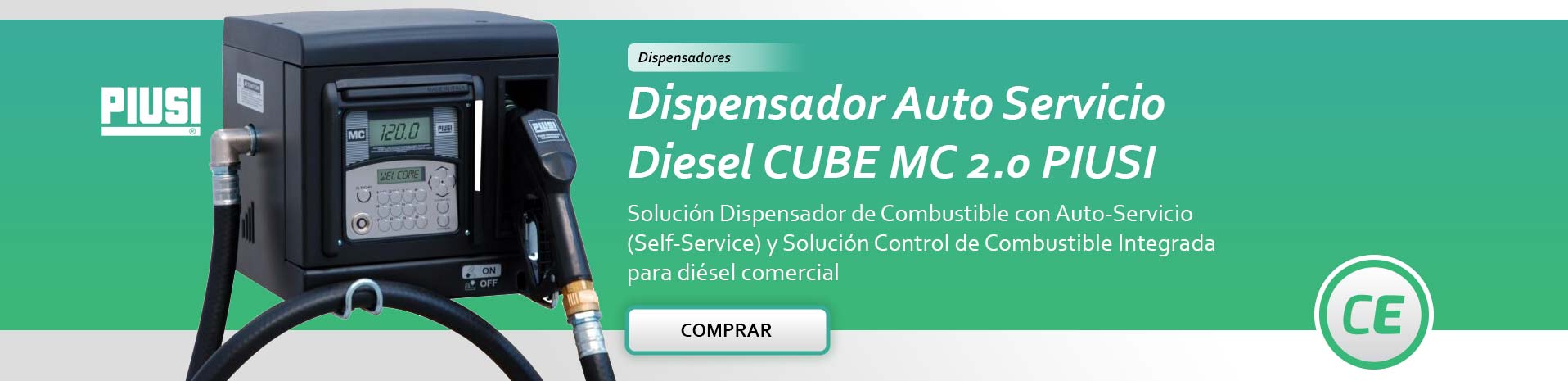 Dispensador Autoservicio Cube MC 2.0  -  Combustible Ecológicos